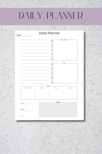 Preview of Daily Planner PDF