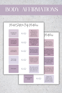 Preview of Body Affirmations PDF